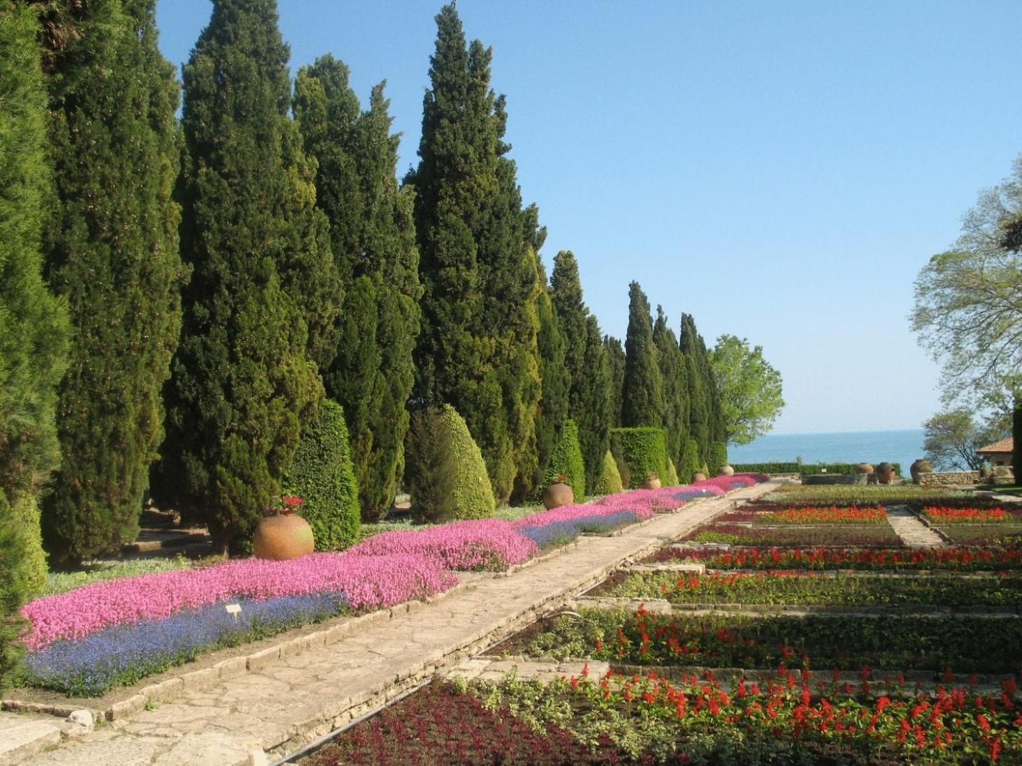 Lotos Hotel Balchik Bagian luar foto