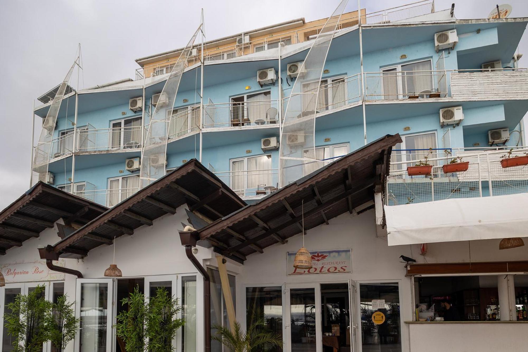 Lotos Hotel Balchik Bagian luar foto