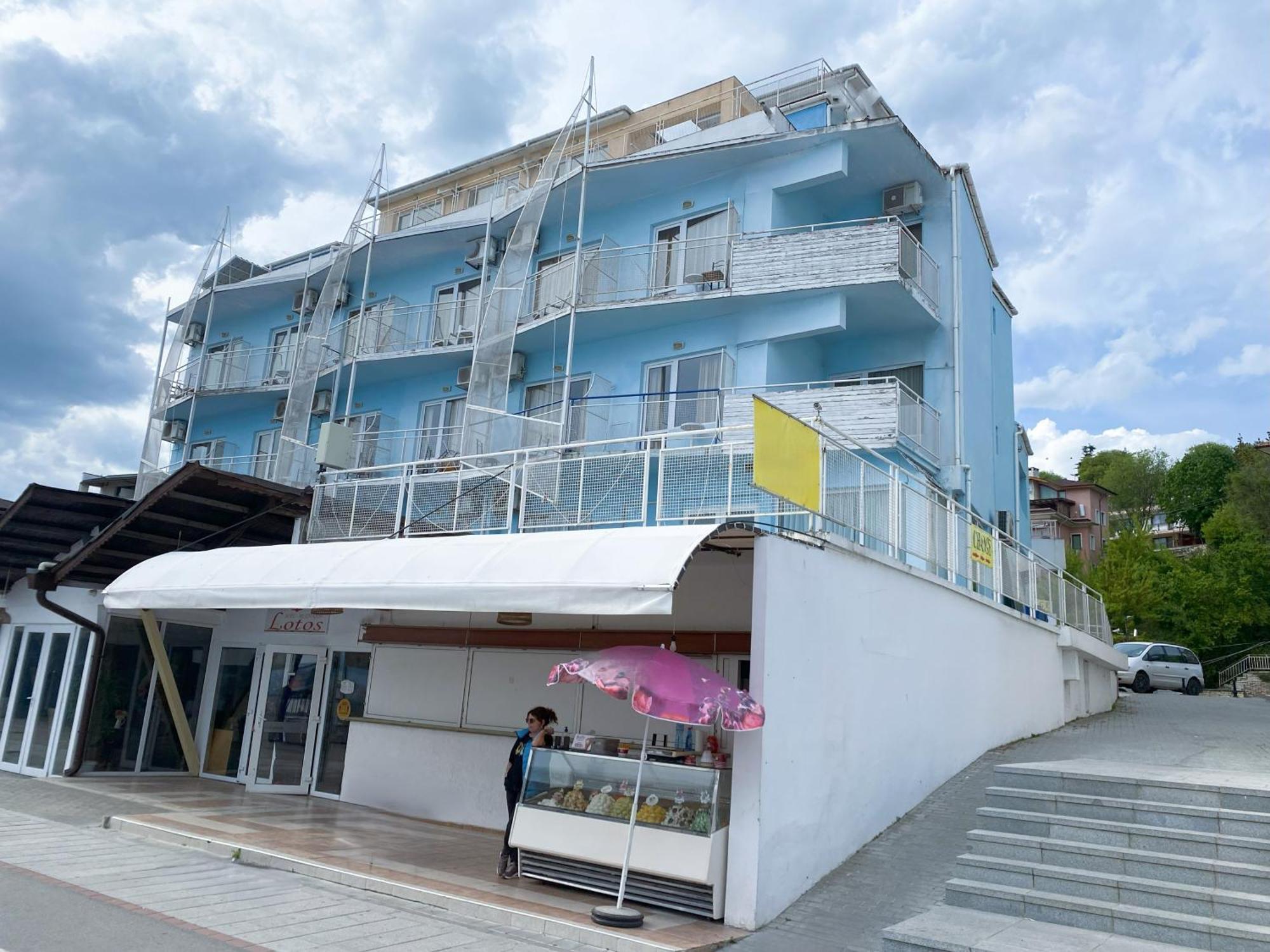 Lotos Hotel Balchik Bagian luar foto